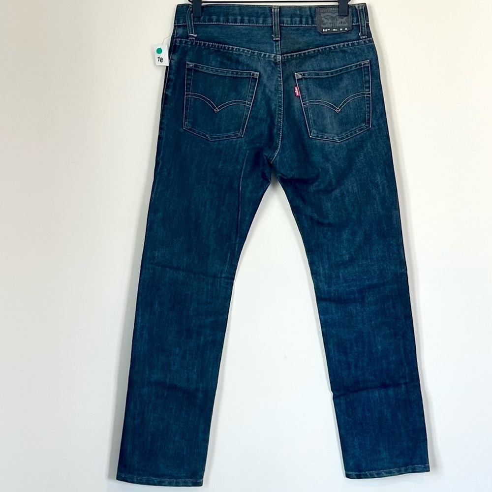 Levi's Men's Blue 511 Slim Straight Jeans - Picture 7 of 7